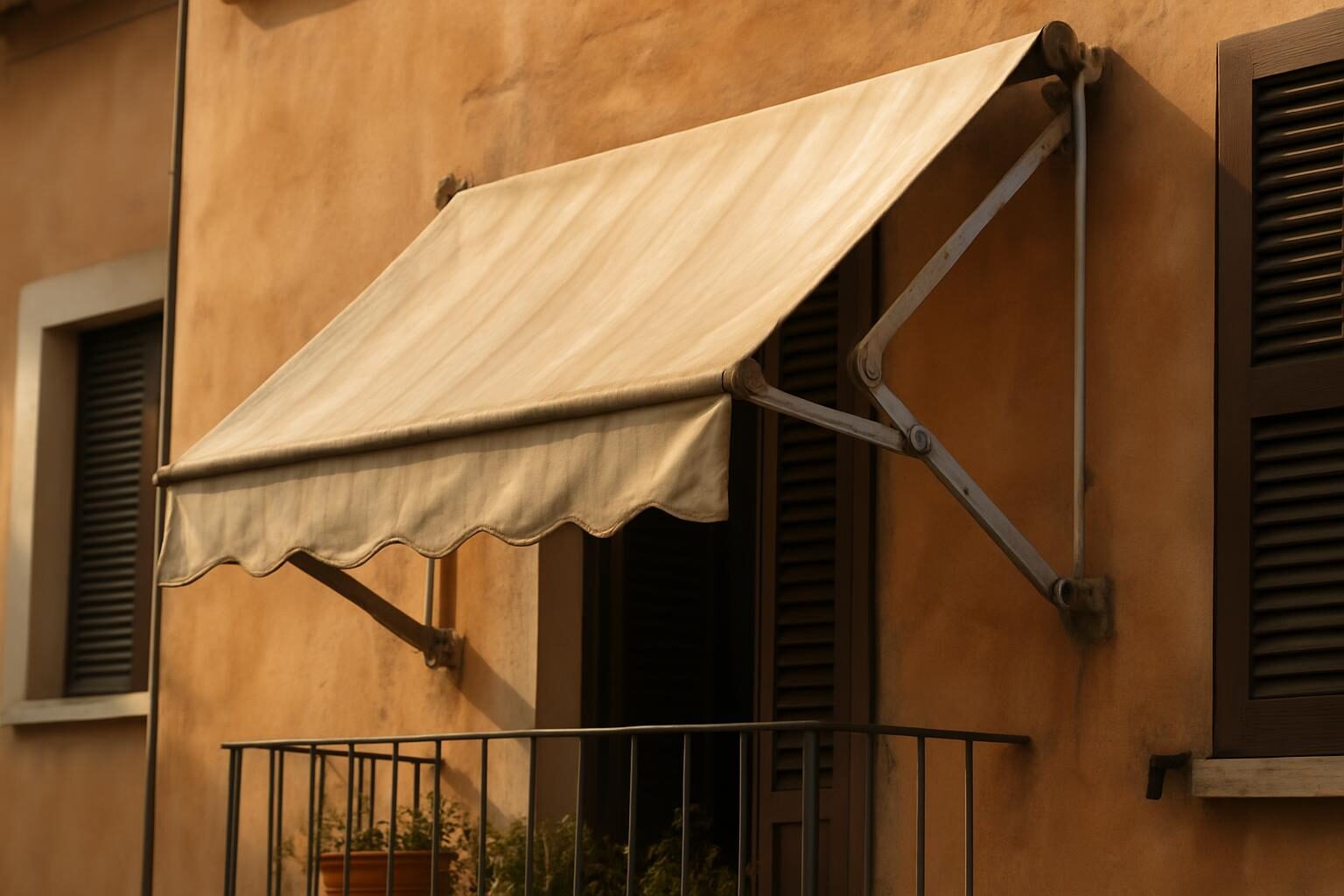 Tenda da sole dopo anni di utilizzo: quali parti si usurano per prime