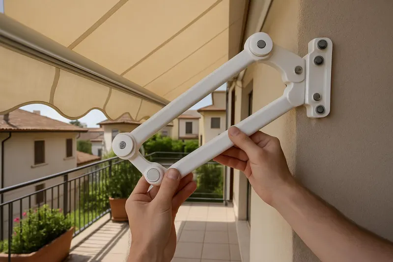 Tenda da sole: ogni quanto controllare bracci, fissaggi e meccanismi