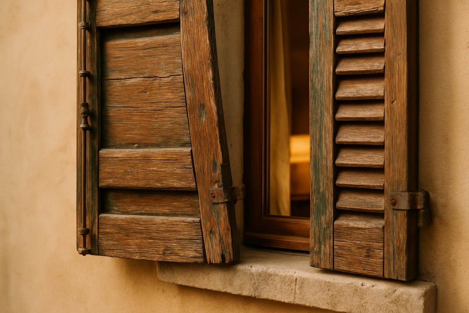 Persiane in legno che non si chiudono bene: le cause più comuni