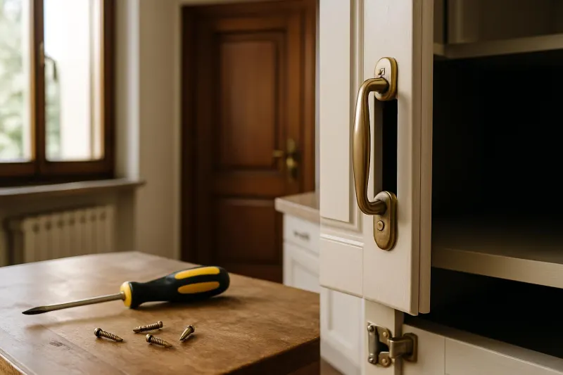 Maniglie, cerniere e ferramenta: i piccoli componenti che possono allungare la vita di porte e mobili